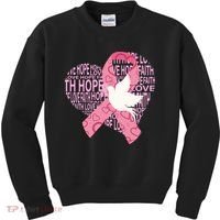 Breast Cancer Ribbon Of Love  Kids Sweatshirt thumb 0