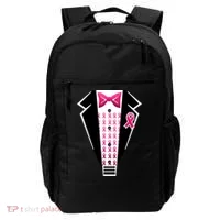 Breast Cancer Ribbon Tuxedo Backpack thumb 0
