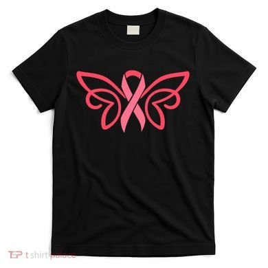 Breast Cancer Ribbon Wings T-Shirt