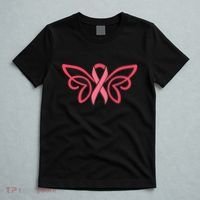 Breast Cancer Ribbon Wings T-Shirt thumb 5
