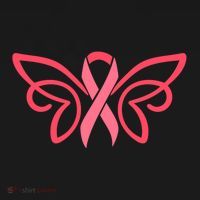 Breast Cancer Ribbon Wings Ornament thumb 1