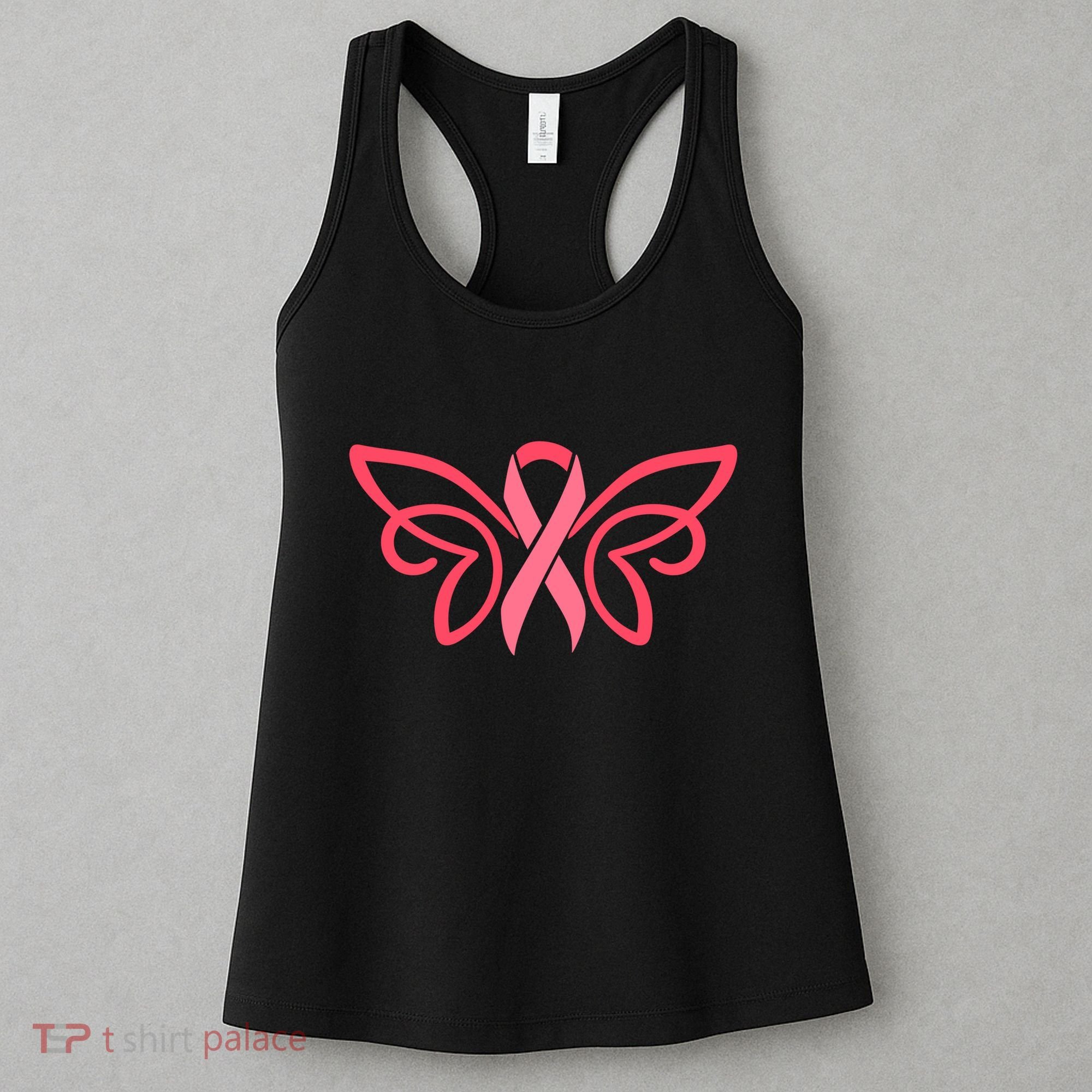 Breast Cancer Ribbon Wings Women's Tank Top