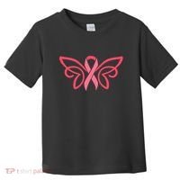 Breast Cancer Ribbon Wings Toddler T-Shirt thumb 0