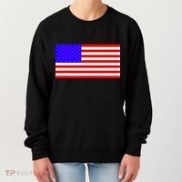 Breast Cancer Ribbons USA Flag Women's Sweatshirt thumb 0