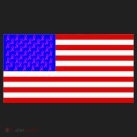 Breast Cancer Ribbons USA Flag Hat thumb 2