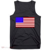 Breast Cancer Ribbons USA Flag Tank Top thumb 0