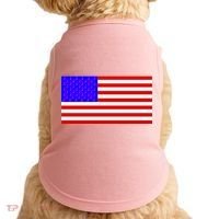 Breast Cancer Ribbons USA Flag Doggie Tank thumb 0