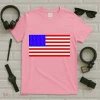 Breast Cancer Ribbons USA Flag T-Shirt thumb 5