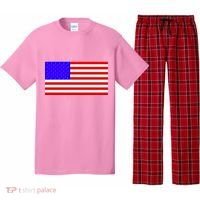 Breast Cancer Ribbons USA Flag Pajama Set thumb 0