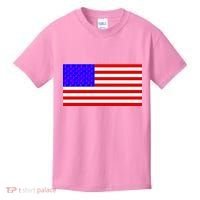 Breast Cancer Ribbons USA Flag Kids T-Shirt thumb 0