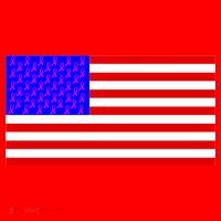 Breast Cancer Ribbons USA Flag Santa Hat thumb 1