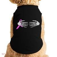 Breast Cancer Skeleton Hands Doggie Tank thumb 0
