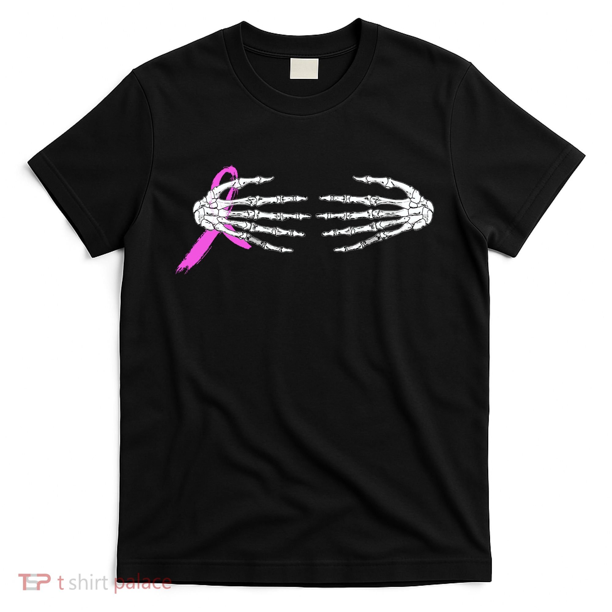 Breast Cancer Skeleton Hands T-Shirt