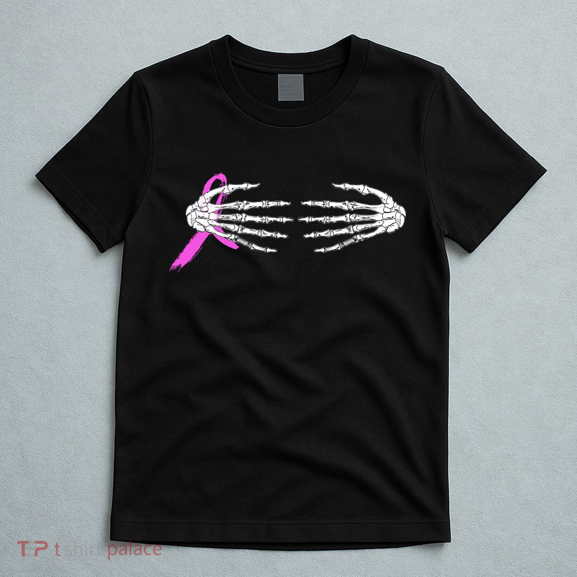Breast Cancer Skeleton Hands T-Shirt