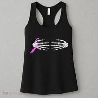 Breast Cancer Skeleton Hands Women's Tank Top thumb 3