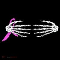 Breast Cancer Skeleton Hands Toddler Hoodie thumb 2