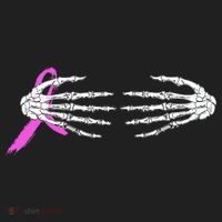 Breast Cancer Skeleton Hands Golf Towel thumb 3