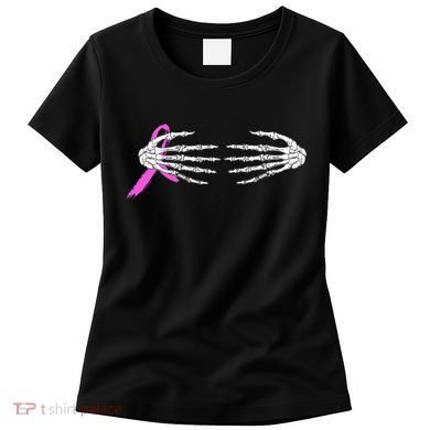 Breast Cancer Skeleton Hands Women's T-Shirt