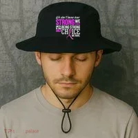 Breast Cancer Strong Bucket Hat thumb 2