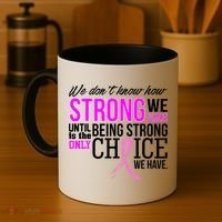 Breast Cancer Strong Coffee Mug thumb 4