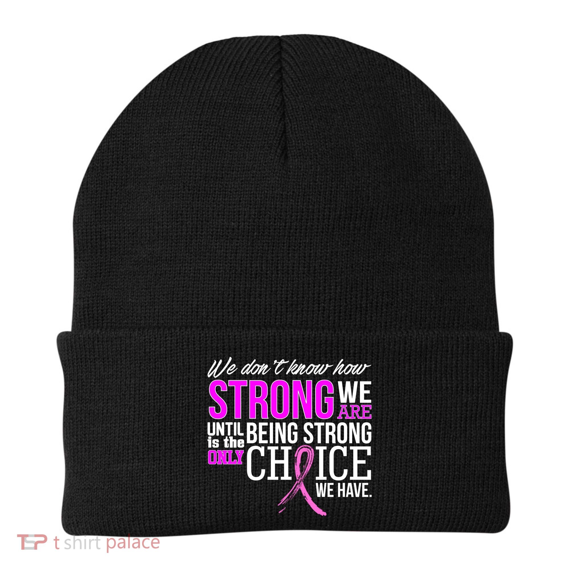 Breast Cancer Strong Beanie