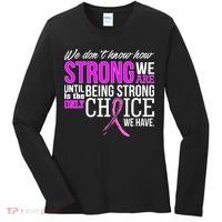 Breast Cancer Strong Women's Long Sleeve Shirt thumb 0