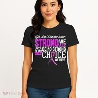 Breast Cancer Strong Women's T-Shirt thumb 4