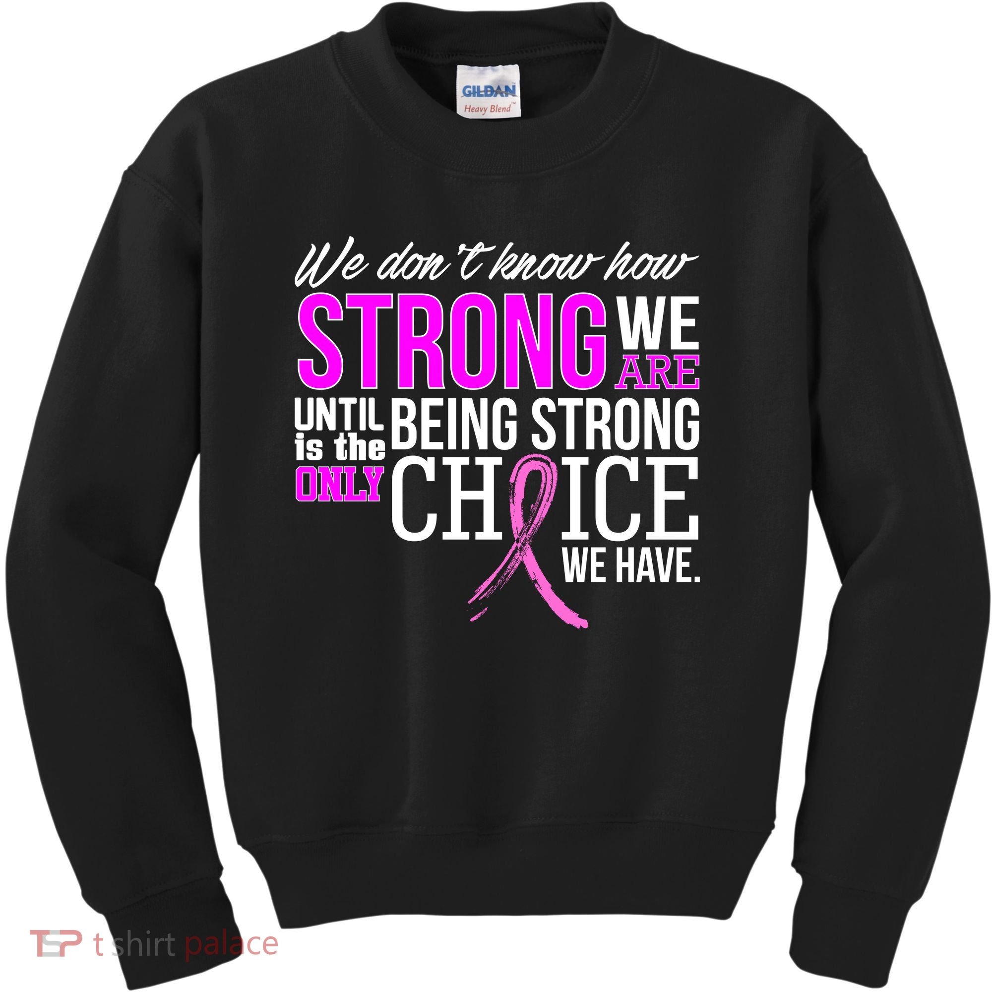 Breast Cancer Strong Kids Sweatshirt