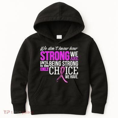 Breast Cancer Strong Kids Hoodie