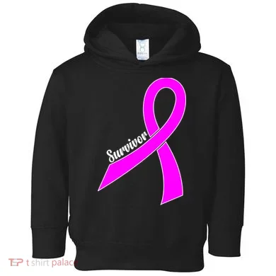 Breast Cancer Survivor Toddler Hoodie