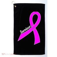 Breast Cancer Survivor Golf Towel thumb 0