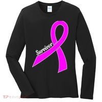 Breast Cancer Survivor Women's Long Sleeve Shirt thumb 0