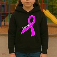 Breast Cancer Survivor Kids Hoodie thumb 3
