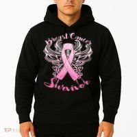 Breast Cancer Survivor Awareness Hoodie thumb 2