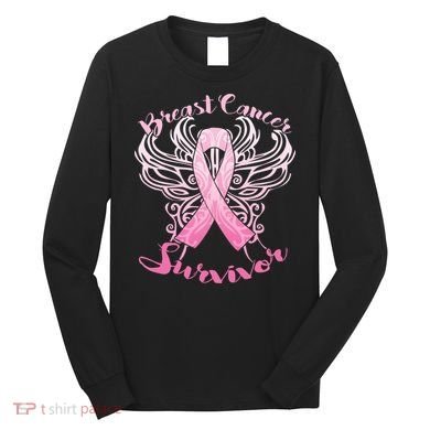 Breast Cancer Survivor Awareness Long Sleeve Shirt