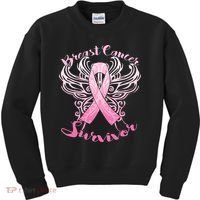Breast Cancer Survivor Awareness Kids Sweatshirt thumb 0
