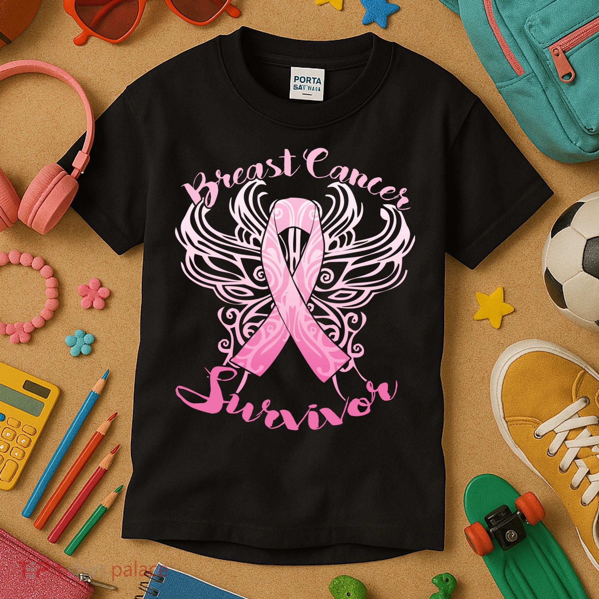 Breast Cancer Survivor Awareness Kids T-Shirt