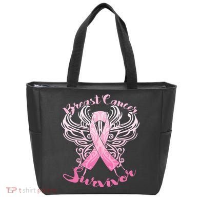 Breast Cancer Survivor Awareness Tote Bag