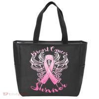 Breast Cancer Survivor Awareness Tote Bag thumb 0