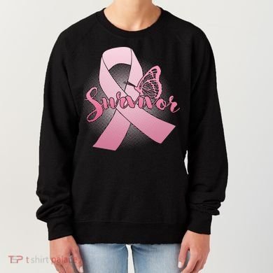 Breast Cancer Survivor Butterfly Women's Sweatshirt