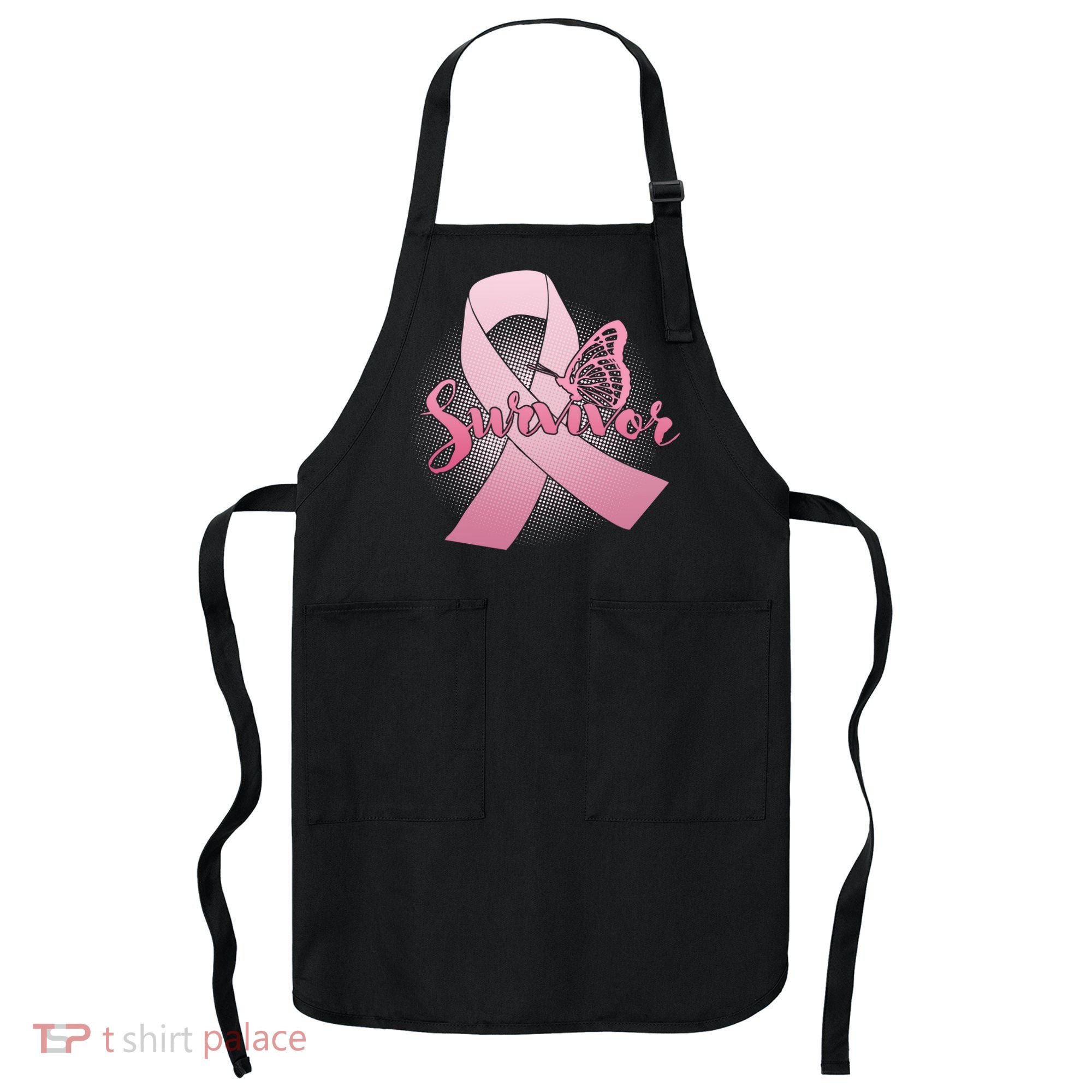 Breast Cancer Survivor Butterfly Apron