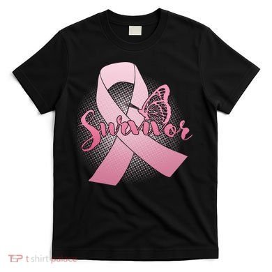 Breast Cancer Survivor Butterfly T-Shirt