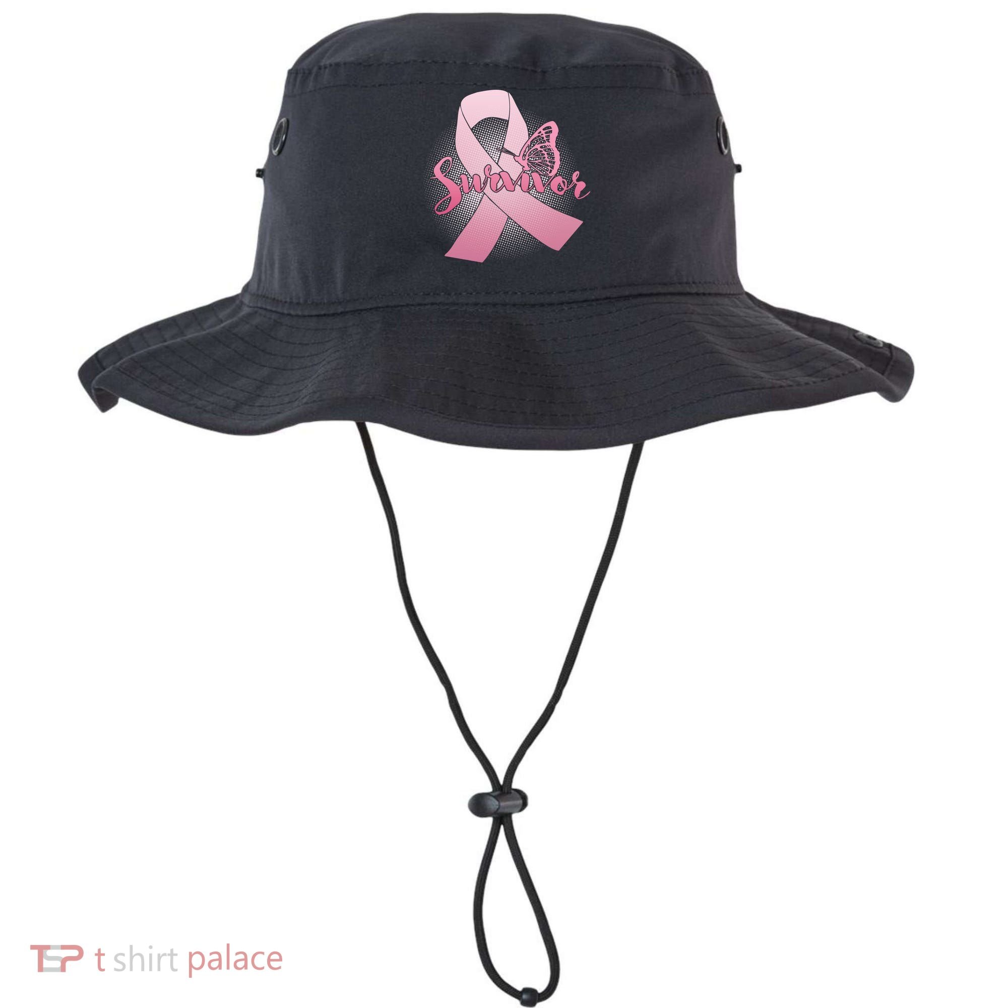 Breast Cancer Survivor Butterfly Bucket Hat