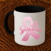Breast Cancer Survivor Butterfly Coffee Mug thumb 2