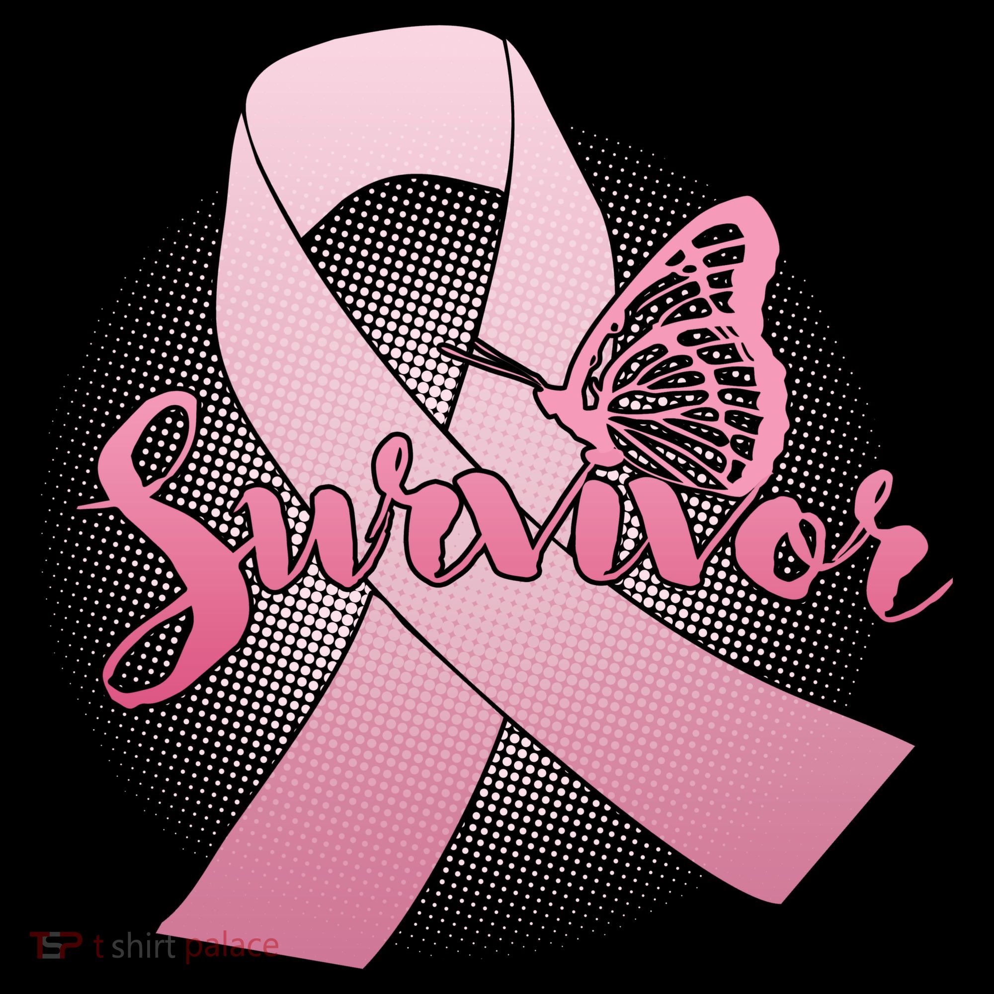 Breast Cancer Survivor Butterfly Coaster
