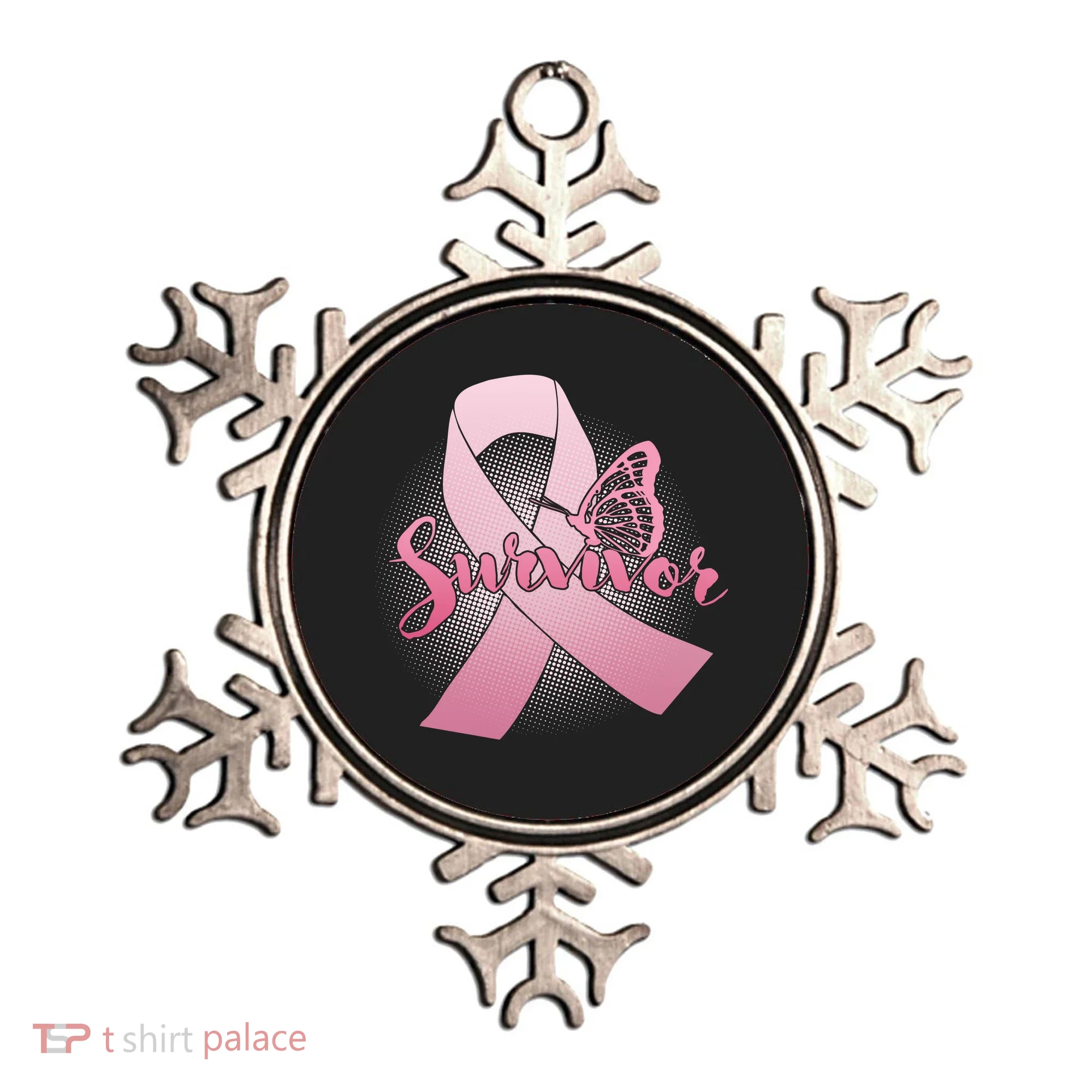 Breast Cancer Survivor Butterfly Ornament