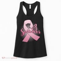 Breast Cancer Survivor Butterfly Women's Tank Top thumb 0