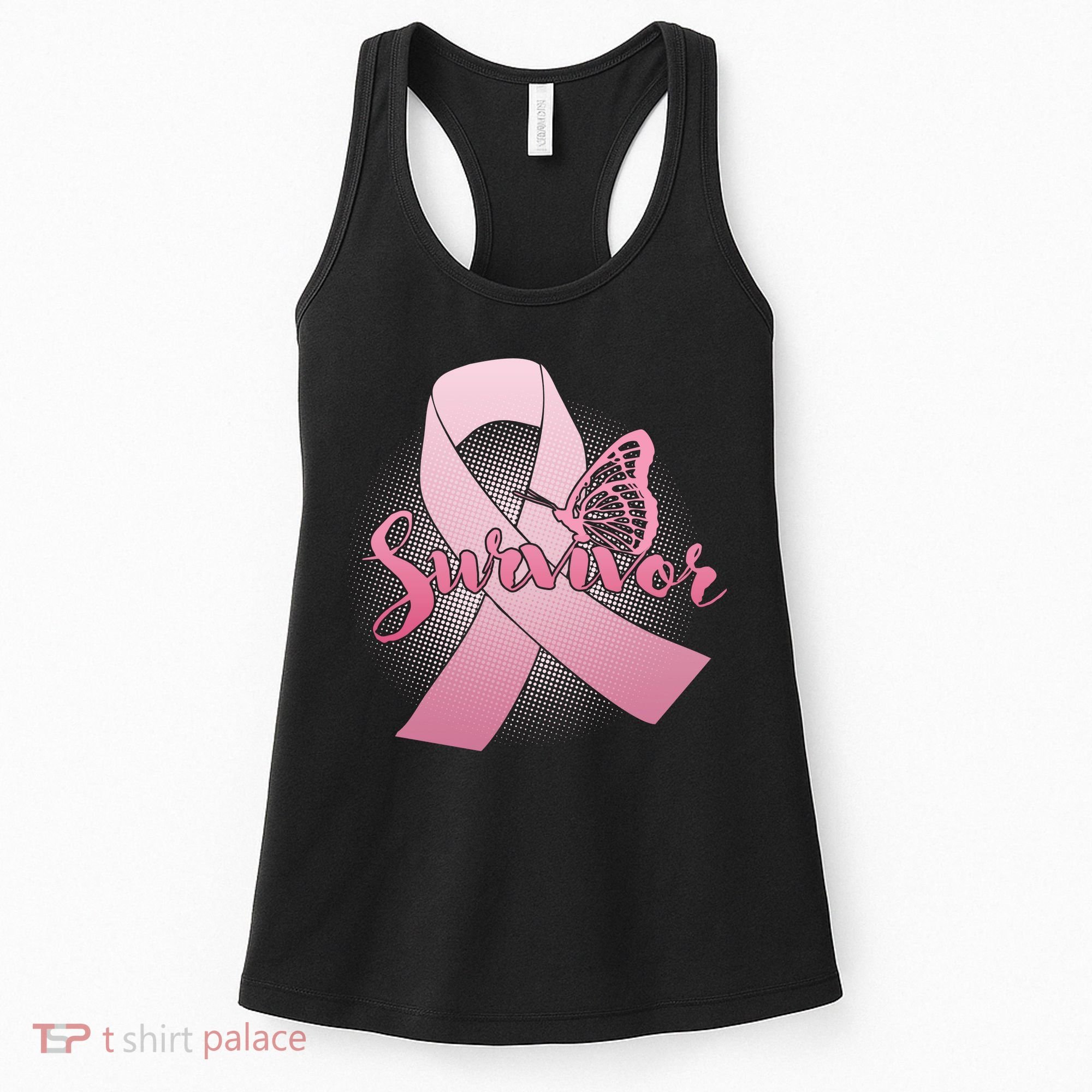 Breast Cancer Survivor Butterfly Women's Tank Top