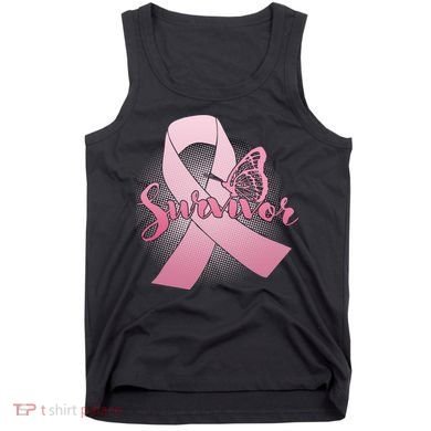 Breast Cancer Survivor Butterfly Tank Top