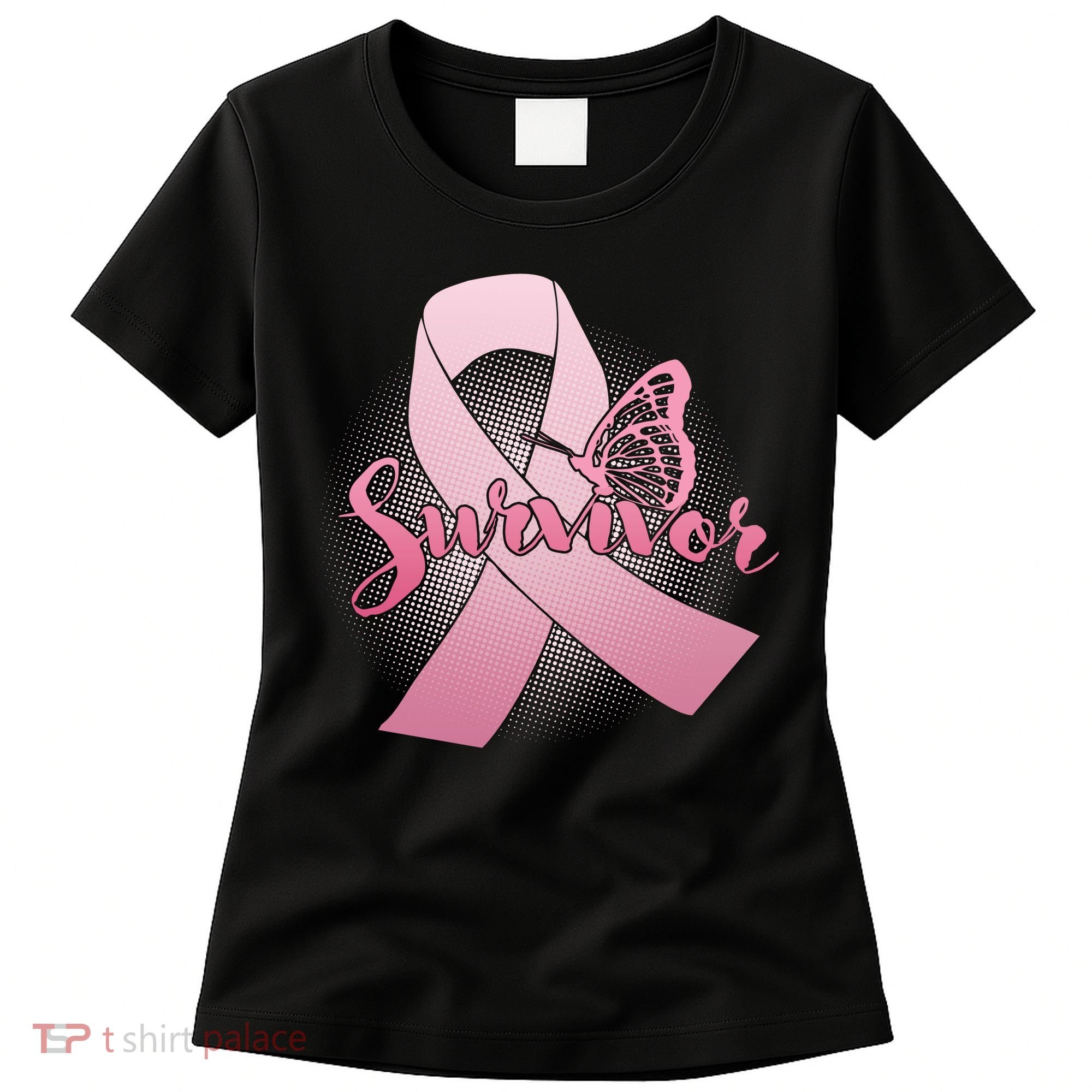 Breast Cancer Survivor Butterfly Women's T-Shirt